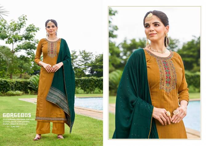 Cherry Inna Festive Wear Designer Silk Heavy Salwar Suit Collection